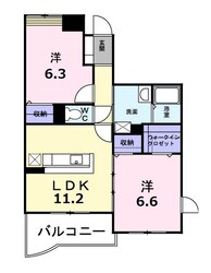 ジェルメ　マキの物件間取画像